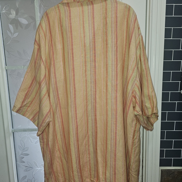 Striped Button-Up Shirt - Picture 2 of 9